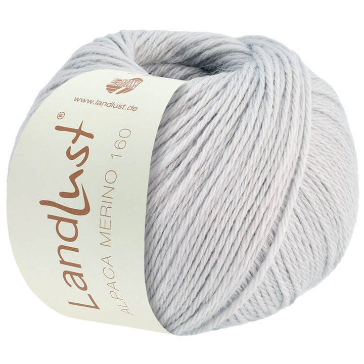 Lana Grossa 439 - Silbergrau Lana Grossa Landlust Alpaka Merino 160 50 g Lieblingsgarn