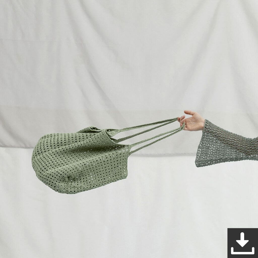 Lang Yarns Tasche mit kurzen Trägern Häkelanleitung - Lang Yarns (PDF) Lieblingsgarn