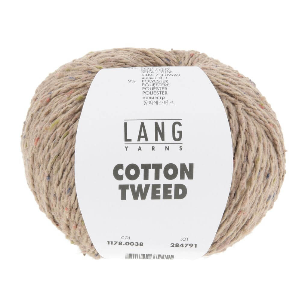 Lang Yarns 038 - Haselnuss Lang Yarns Cotton Tweed Lieblingsgarn
