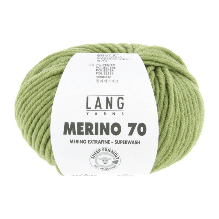 Lang Yarns 044 - Lime Lang Yarns Merino 70 50g Lieblingsgarn