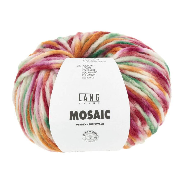 Lang Yarns 006 - Rot/Pink/Orange/Grün Lang Yarns Mosaic Lieblingsgarn
