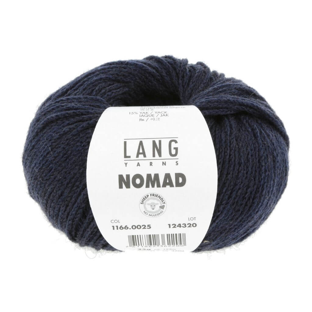 Lang Yarns 025 - Navy Lang Yarns Nomad - 25g Lieblingsgarn