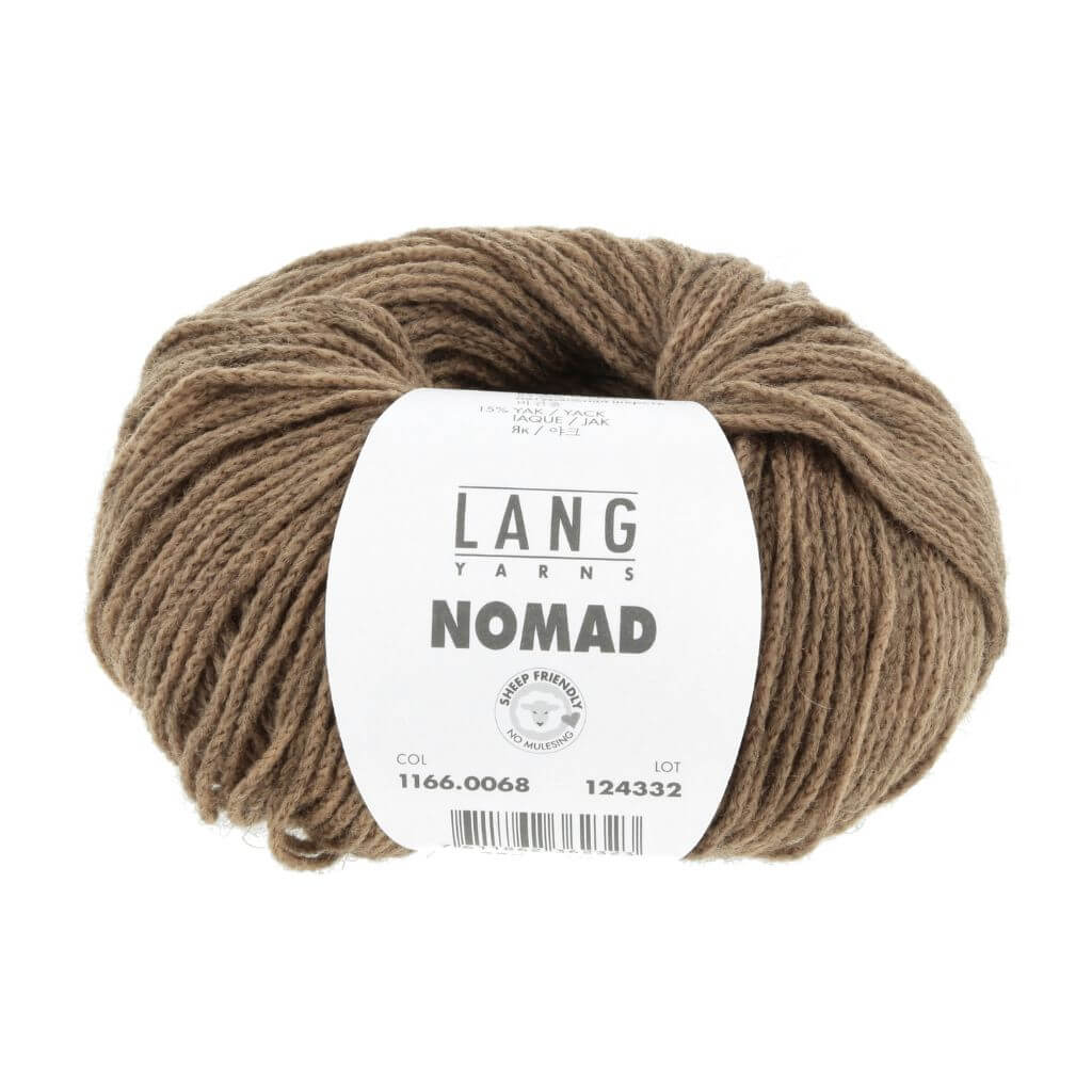 Lang Yarns 068 - Braun Lang Yarns Nomad - 25g Lieblingsgarn
