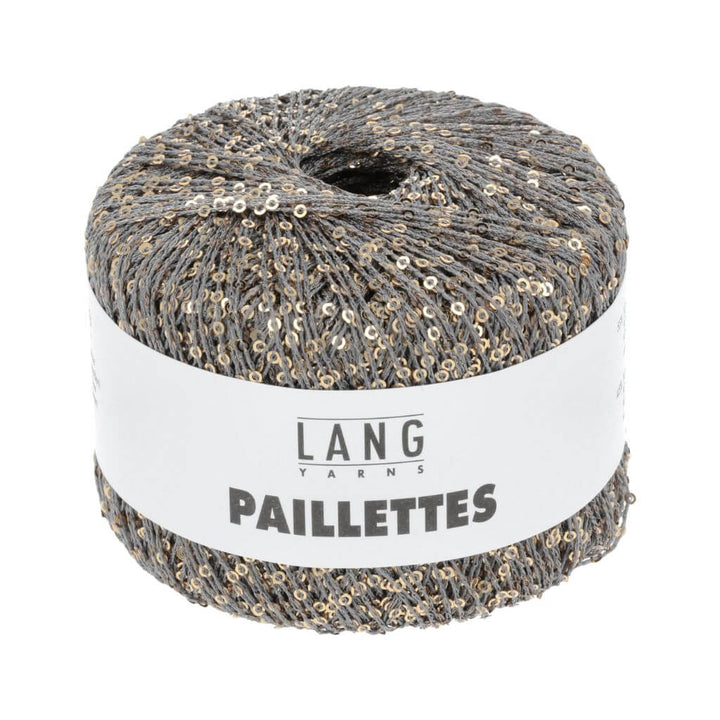 Lang Yarns Grau/Gold Lang Yarns Paillettes Lieblingsgarn