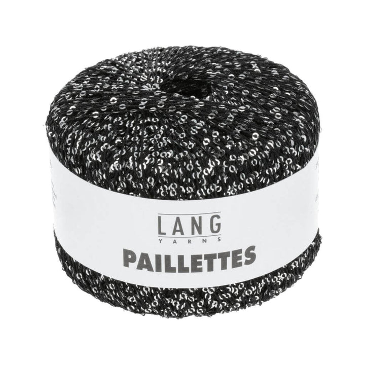 Lang Yarns Schwarz/Silber Lang Yarns Paillettes Lieblingsgarn