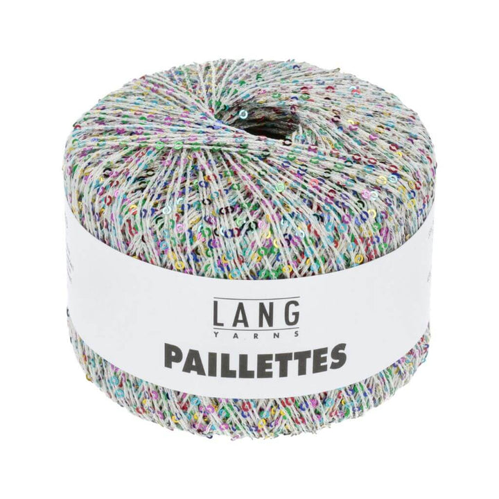 Lang Yarns Weiss/Bunt Lang Yarns Paillettes Lieblingsgarn