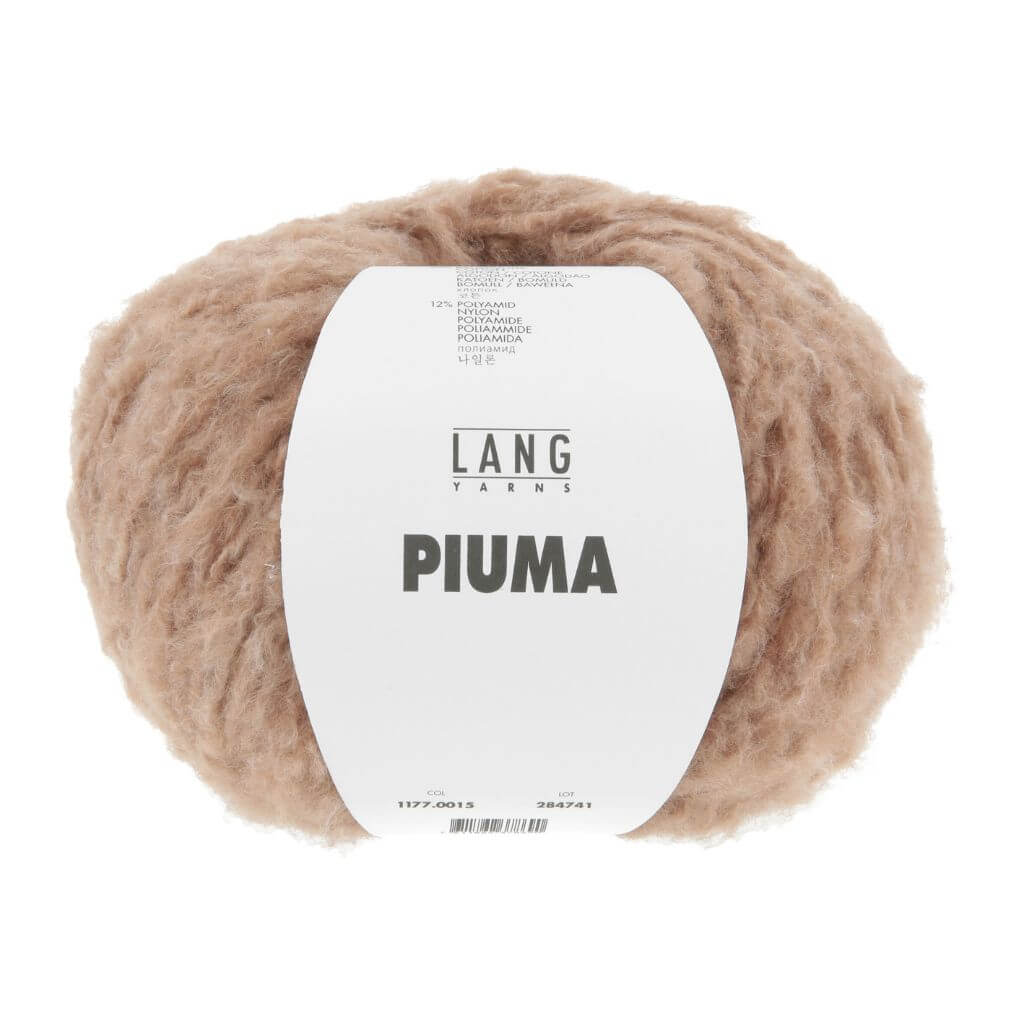 Lang Yarns 015 - Nougat Lang Yarns Piuma Lieblingsgarn