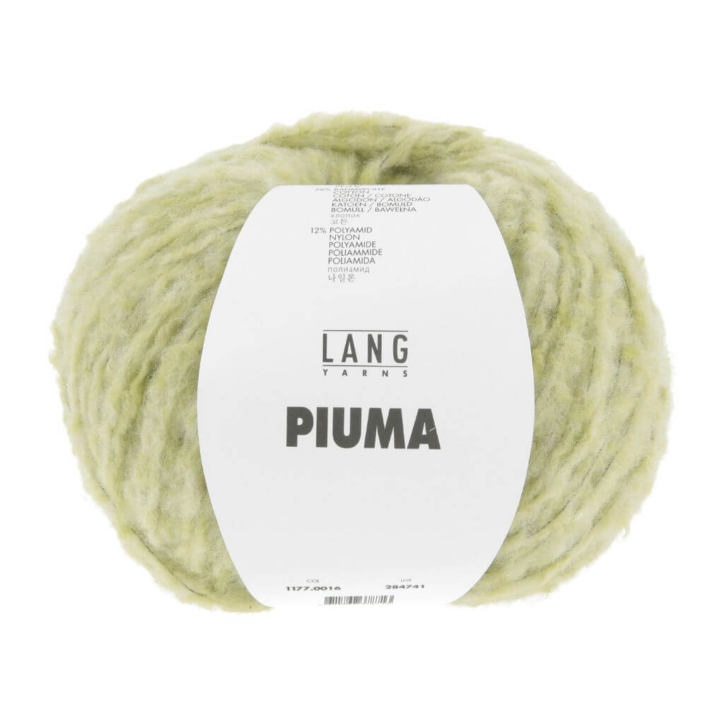 Lang Yarns 016 - Hellgrün Lang Yarns Piuma Lieblingsgarn