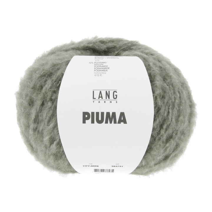 Lang Yarns 098 - Olive Lang Yarns Piuma Lieblingsgarn