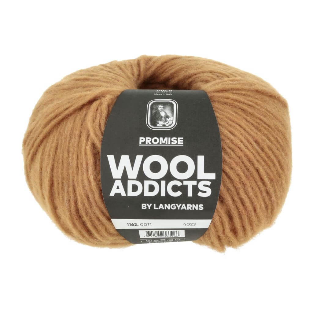 Lang Yarns 011 - Cognac Lang Yarns Wooladdicts Promise Lieblingsgarn