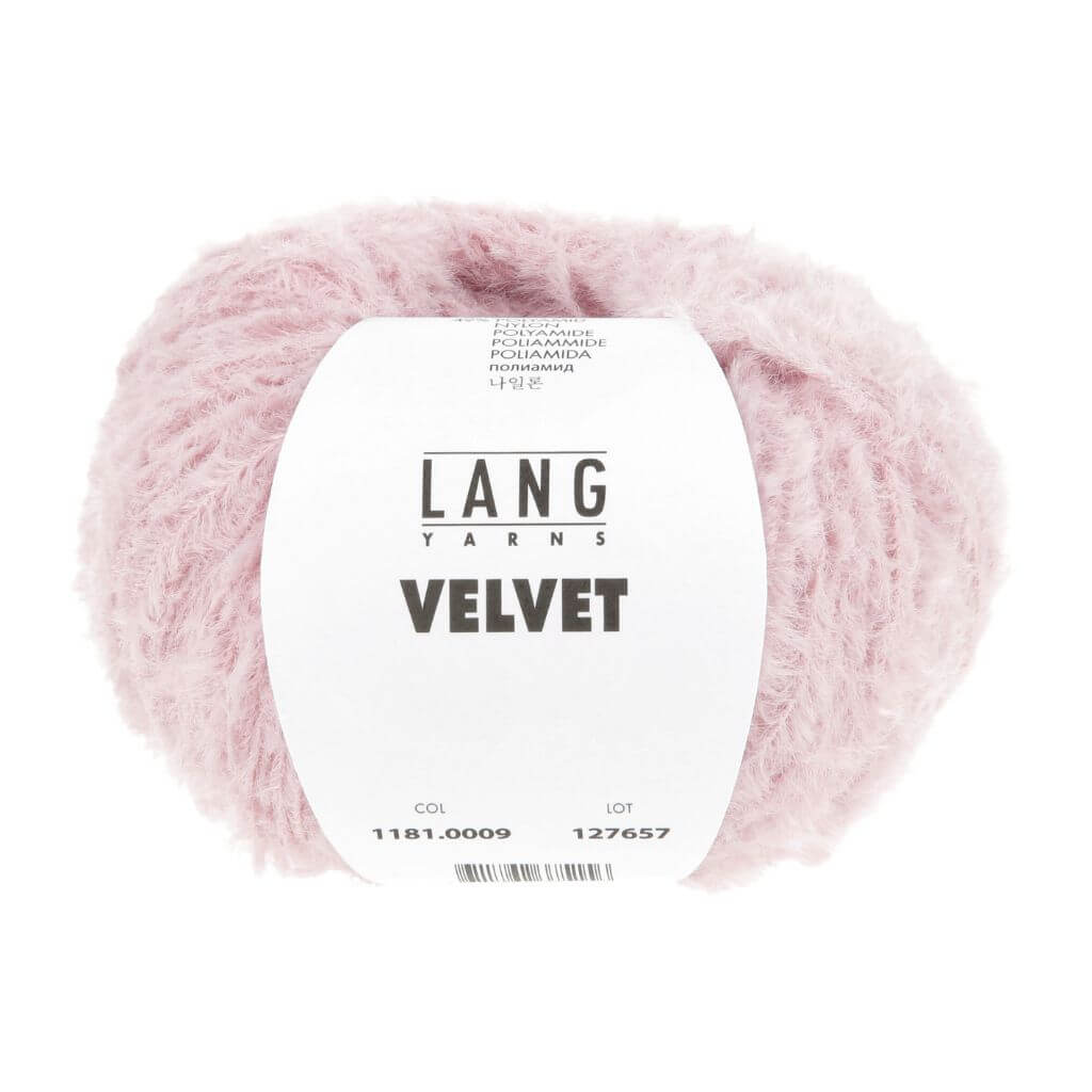 Lang Yarns 009 - Rosa Lang Yarns Velvet 50g Lieblingsgarn