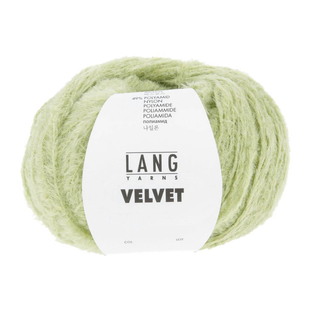 Lang Yarns 016 - Hellgrün Lang Yarns Velvet 50g Lieblingsgarn