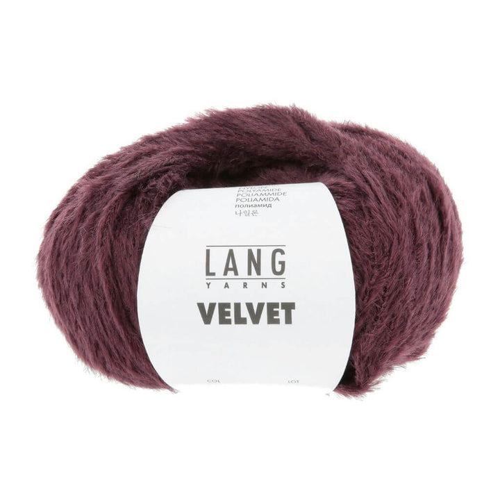 Lang Yarns 062 - Weinrot Lang Yarns Velvet 50g Lieblingsgarn