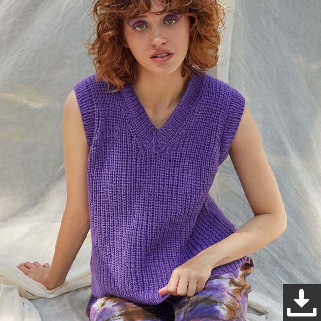 Lang Yarns Pattern Damen Pullunder be rare Strickanleitung - Lang Yarns (PDF) Lieblingsgarn
