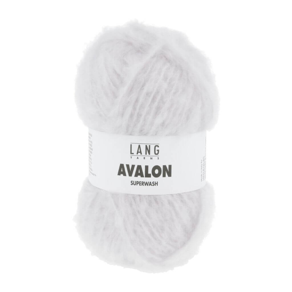 Lang Yarns 001 - Weiss Lang Yarns Avalon Lieblingsgarn