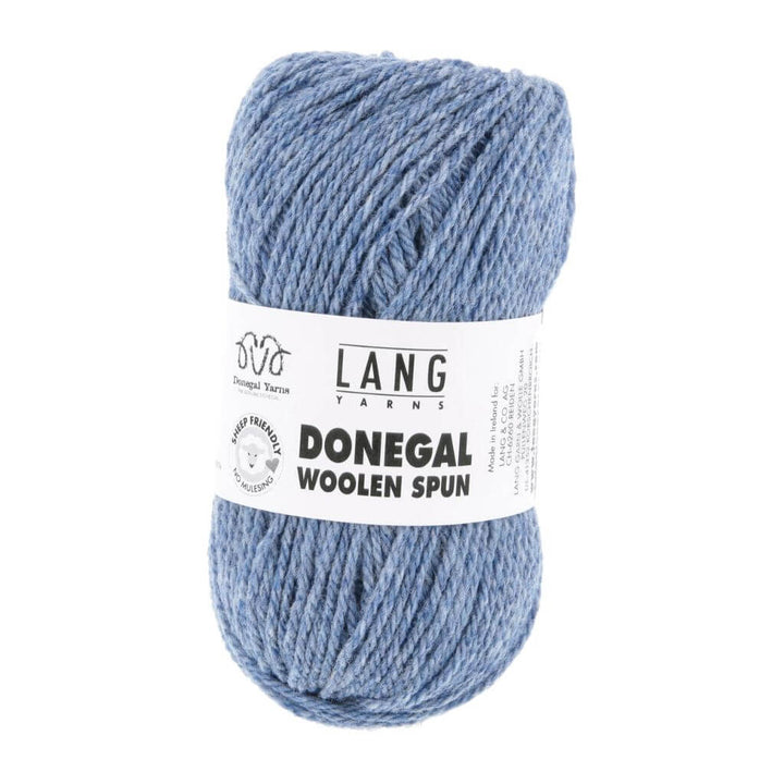 Lang Yarns 022 - Blau Lang Yarns Donegal Woolen Spun Lieblingsgarn