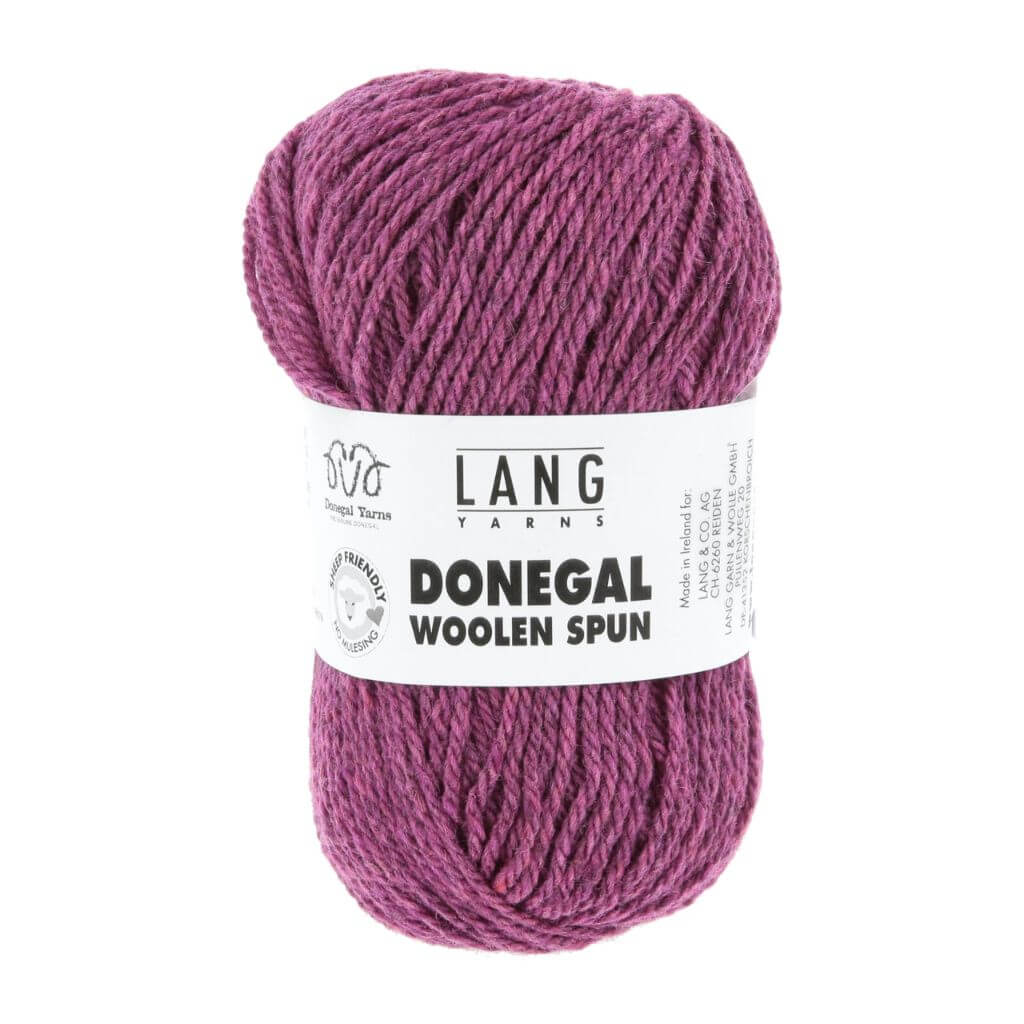 Lang Yarns 066 - Beere Lang Yarns Donegal Woolen Spun Lieblingsgarn