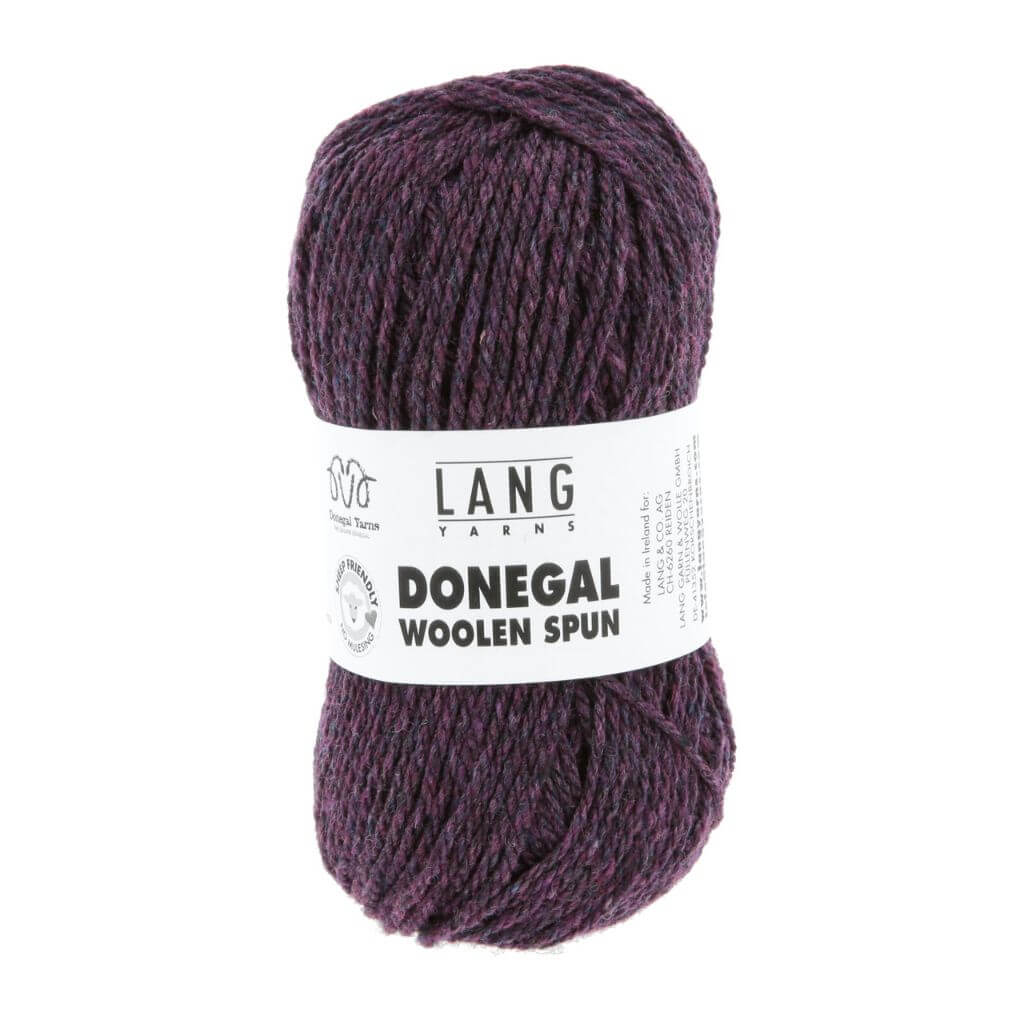 Lang Yarns 080 - Aubergine Lang Yarns Donegal Woolen Spun Lieblingsgarn