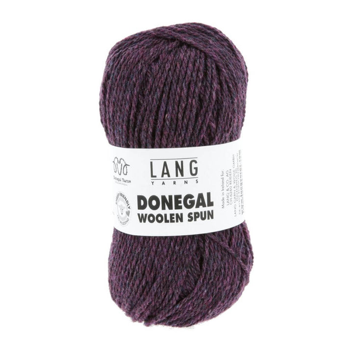Lang Yarns 080 - Aubergine Lang Yarns Donegal Woolen Spun Lieblingsgarn