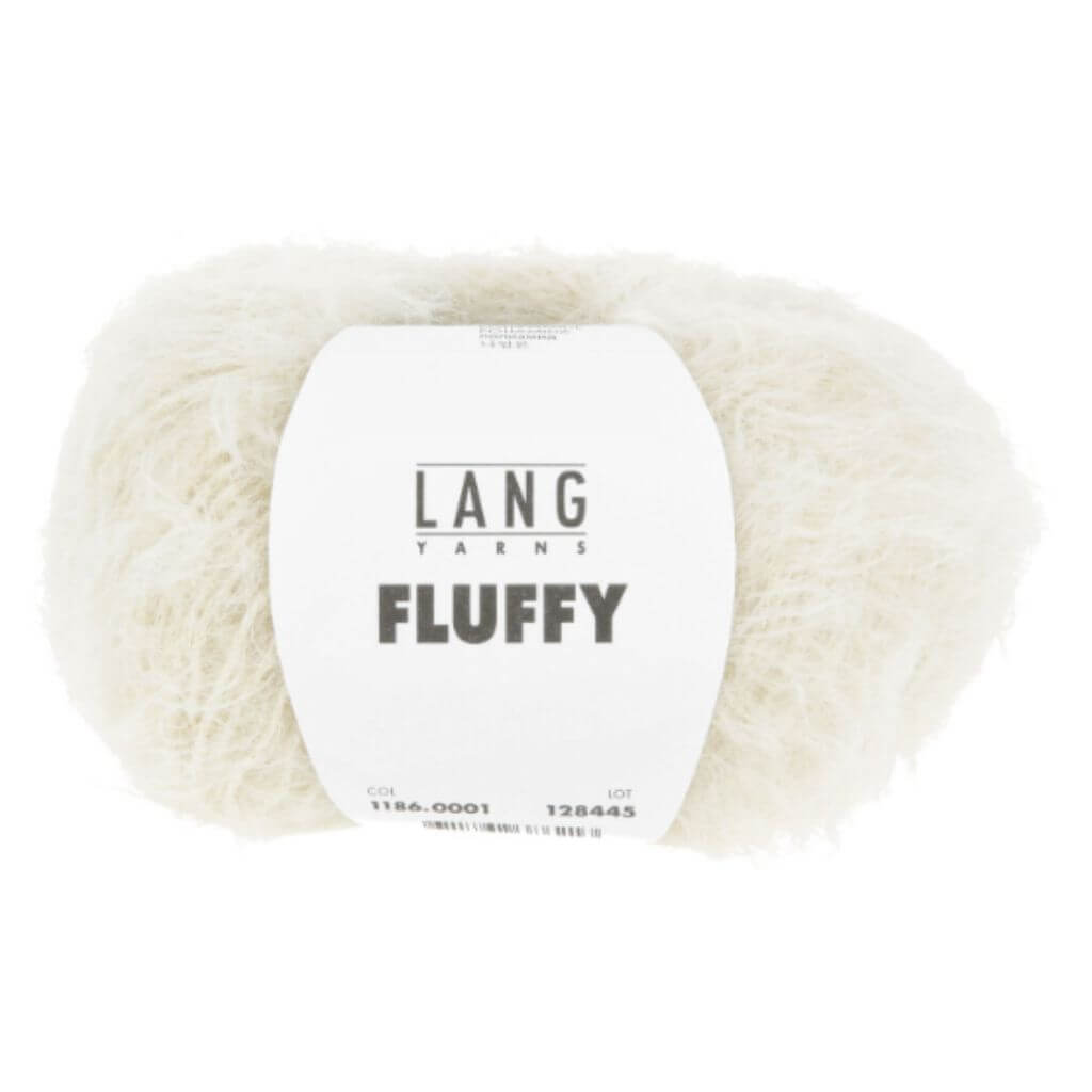 Lang Yarns 001 - Weiss Lang Yarns Fluffy Lieblingsgarn