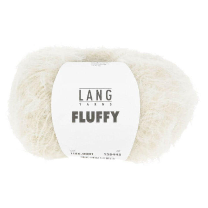 Lang Yarns 001 - Weiss Lang Yarns Fluffy Lieblingsgarn