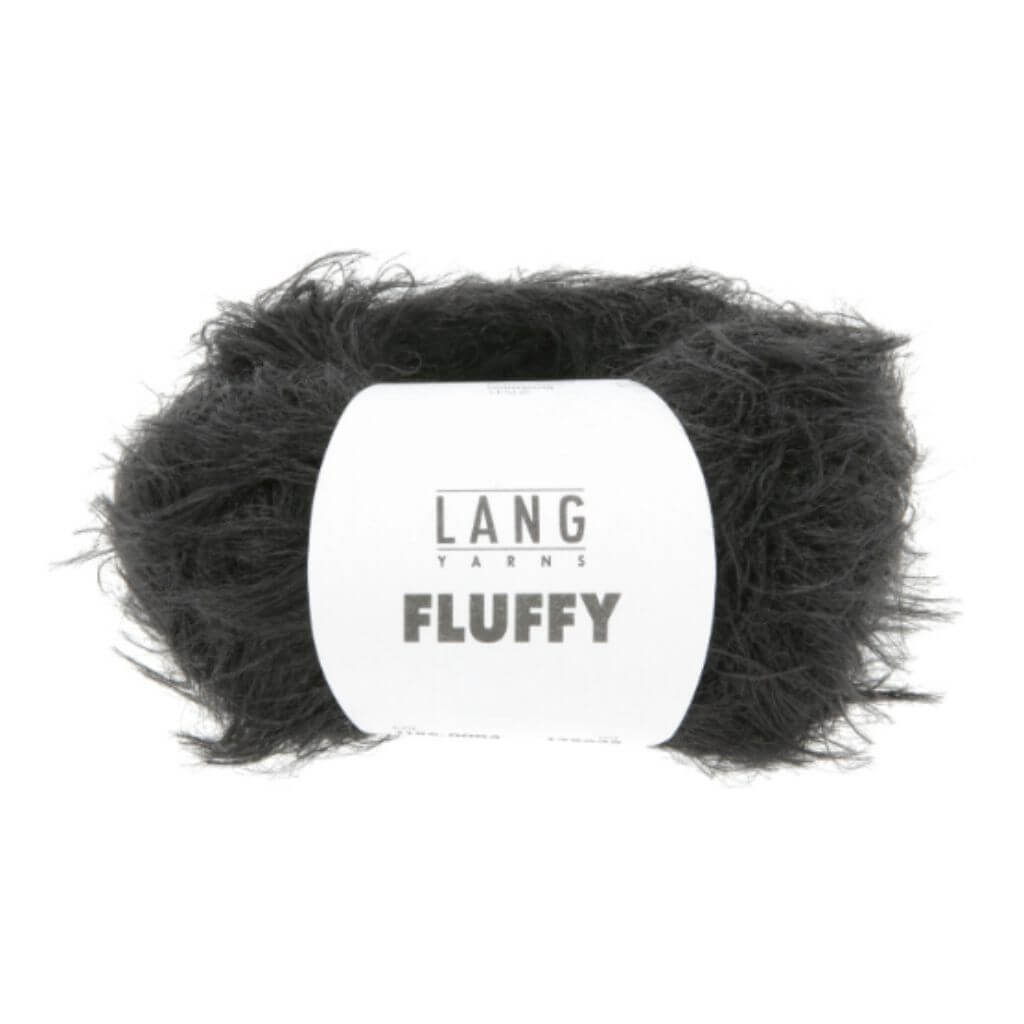 Lang Yarns 004 - Schwarz Lang Yarns Fluffy Lieblingsgarn