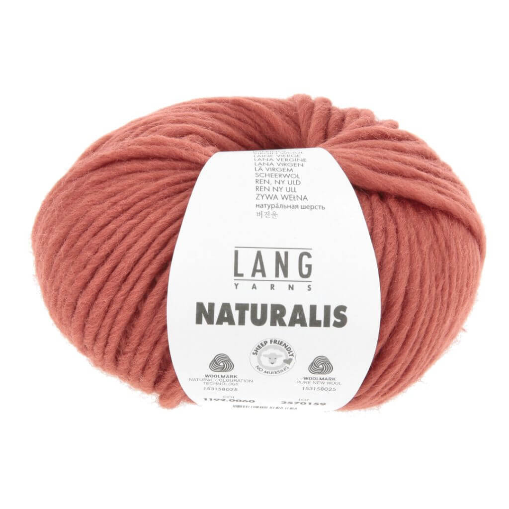 Lang Yarns 060 - Rot Lang Yarns Naturalis Lieblingsgarn