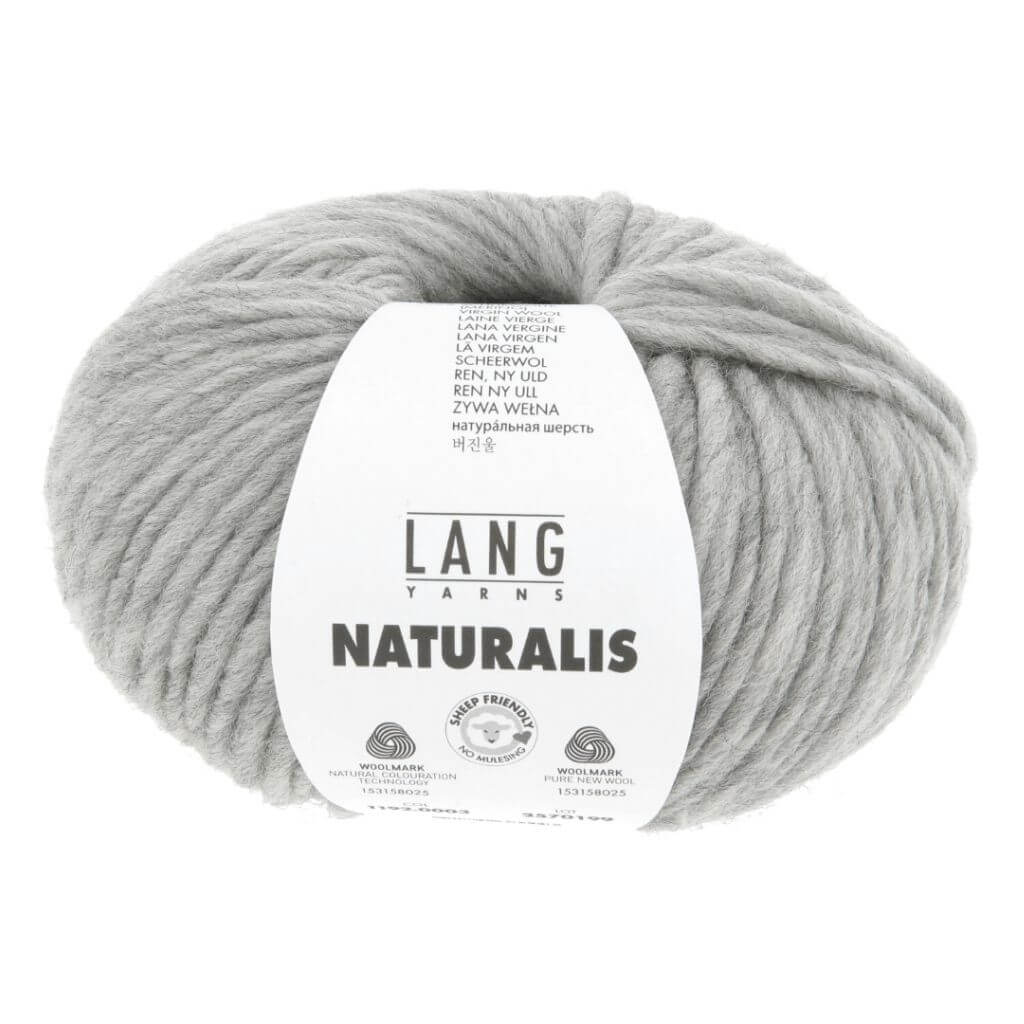 Lang Yarns 003 - Hellgrau Lang Yarns Naturalis Lieblingsgarn