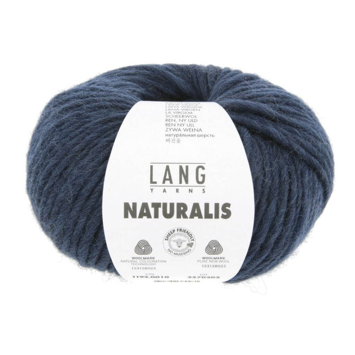 Lang Yarns 010 - Stahlblau Lang Yarns Naturalis Lieblingsgarn