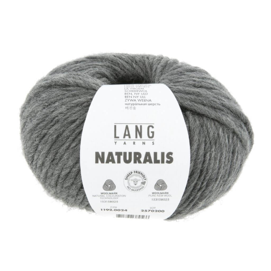 Lang Yarns 024 - Grau Lang Yarns Naturalis Lieblingsgarn