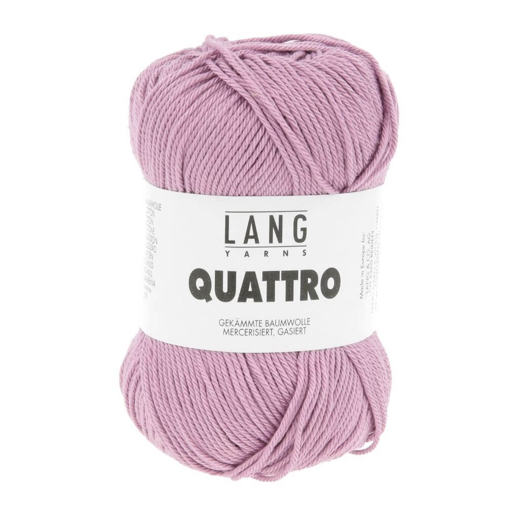 Lang Yarns 045 - Mauve Lang Yarns Quattro Lieblingsgarn