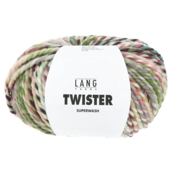 Lang Yarns 003 - Türkis/Grün/Aubergine Lang Yarns Twister Lieblingsgarn