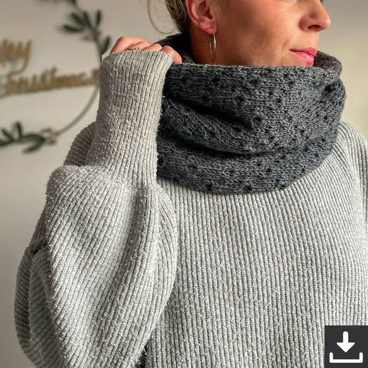 Katharina Lehmann Pattern Schalkragen Livia Cowl Strickanleitung - Rina Lehmann (PDF) Lieblingsgarn