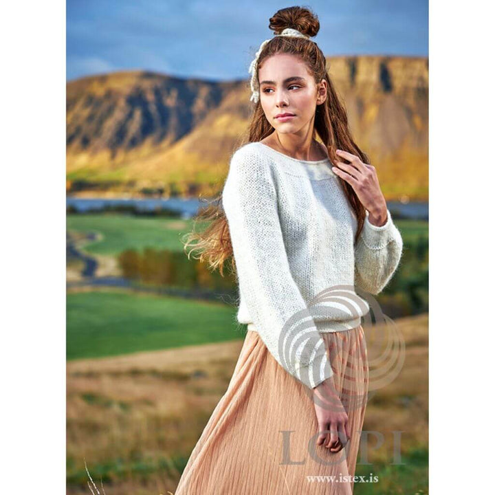 Lopi Pattern Pullover Saga án fléttu Strickanleitung - Lopi (PDF) Lieblingsgarn