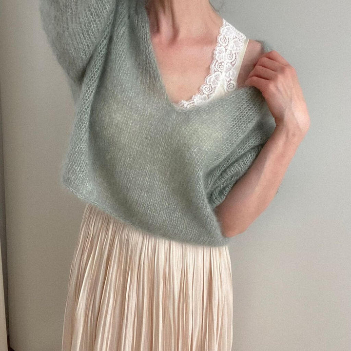 Lotilda Pattern Marta V-Ausschnitt Pullover Strickanleitung - Lotilda (PDF) Lieblingsgarn