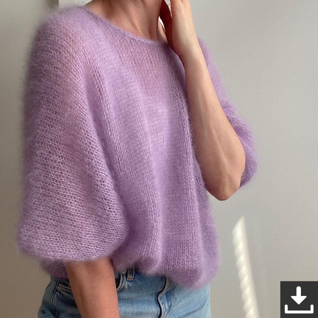 Lotilda Pattern Mika Summer V-Shirt Strickanleitung - Lotilda (PDF) Lieblingsgarn