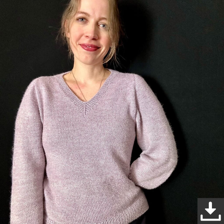 Mabelle Knitting Pullover Angel Sweater Strickanleitung - Mabelle Knitting (PDF) Lieblingsgarn