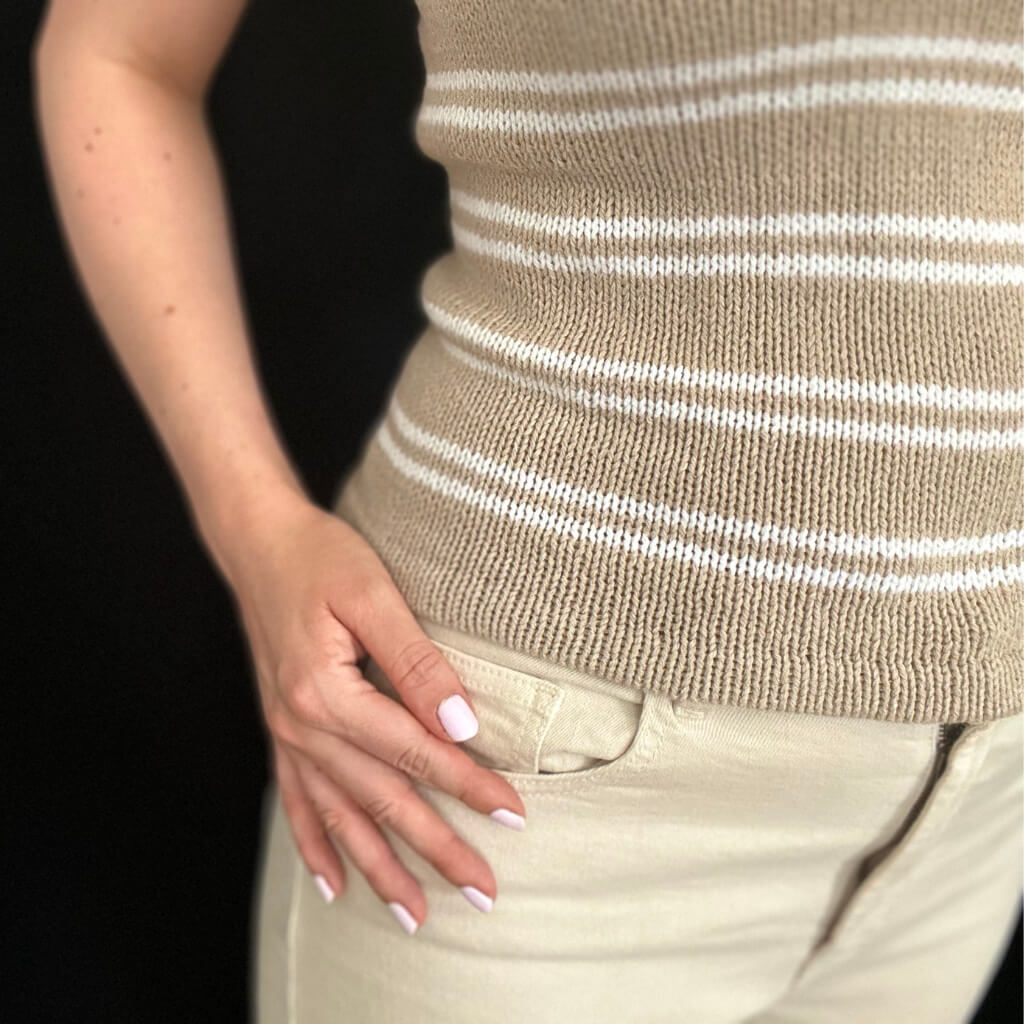 Mabelle Knitting Belle Tank Top Strickanleitung - Mabelle Knitting (PDF) Lieblingsgarn