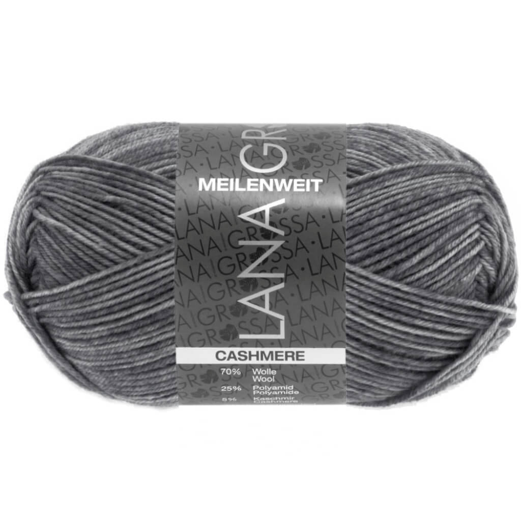 Lana Grossa 07 - Dunkelgrau Lana Grossa Meilenweit 50 Cashmere Lieblingsgarn