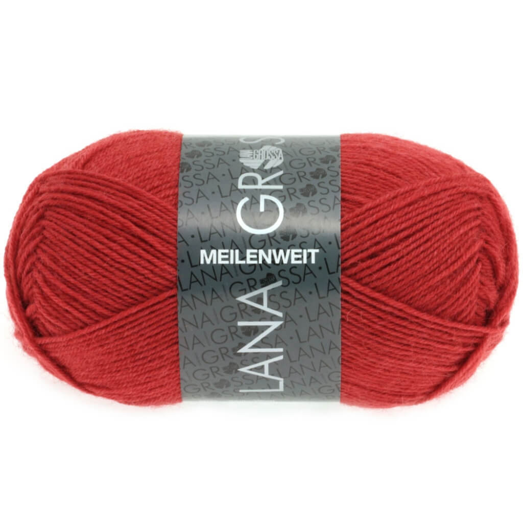 Lana Grossa 1323 - Dunkelrot Lana Grossa Meilenweit 50 Lieblingsgarn
