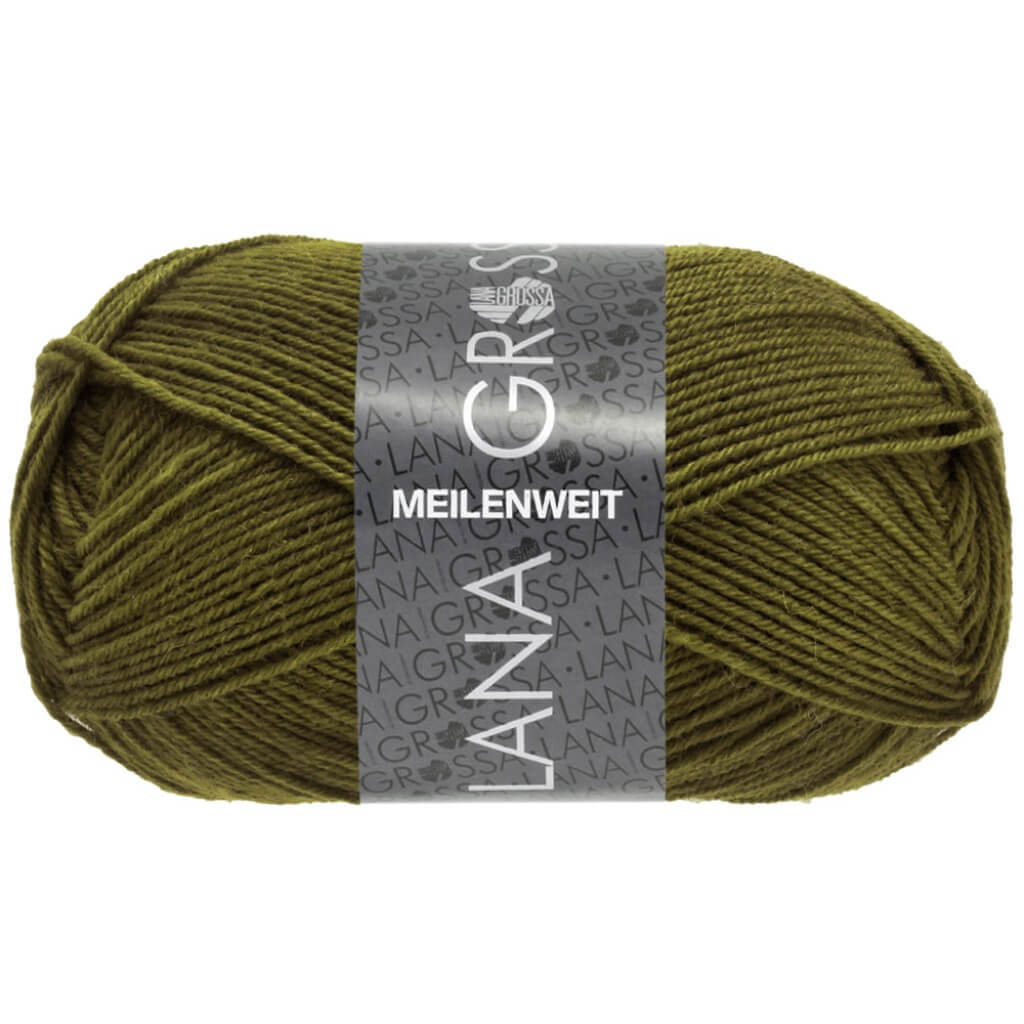 Lana Grossa 1407 - Olivgrün Lana Grossa Meilenweit 50 Lieblingsgarn