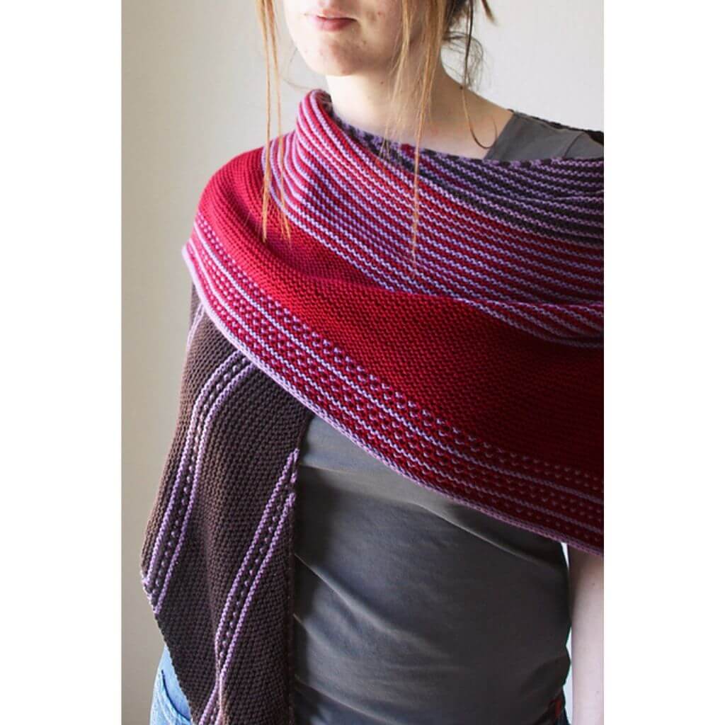 Melanie Berg Pattern Tuch Drachenfels Strickanleitung mit Row Map - Melanie Berg (PDF) Lieblingsgarn
