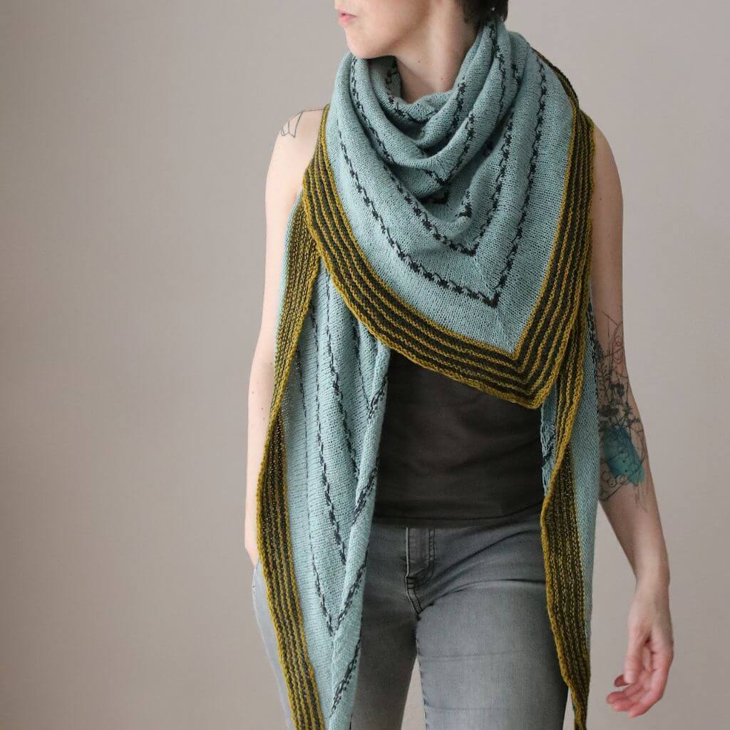 Melanie Berg - Mairlynd Pattern Tuch Make it Yours Strickanleitung - Mairlynd (PDF) Lieblingsgarn