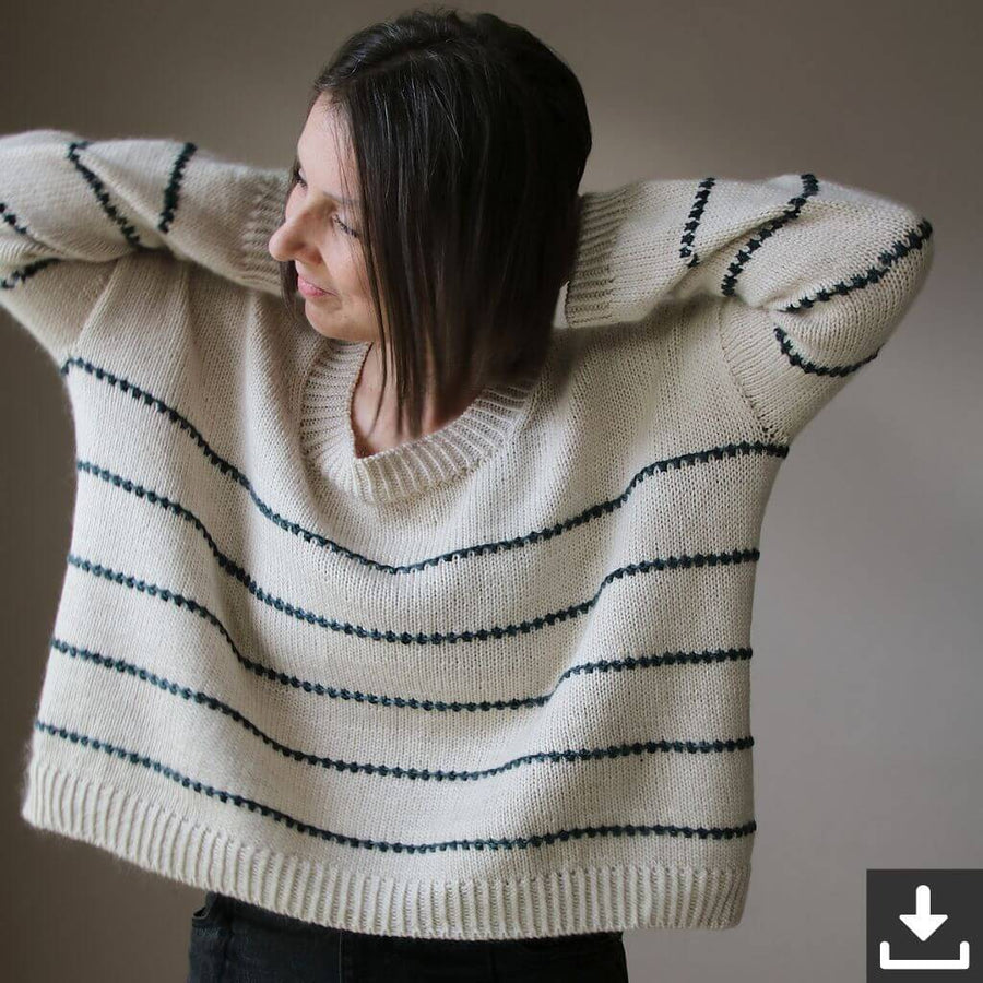 Melanie Berg - Mairlynd Pattern Pullover Near & Dear Strickanleitung - Mairlynd (PDF) Lieblingsgarn