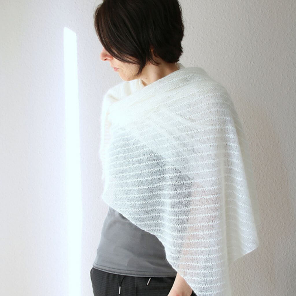 Melanie Berg Pattern Tuch Schnee Strickanleitung - Melanie Berg (PDF) Lieblingsgarn