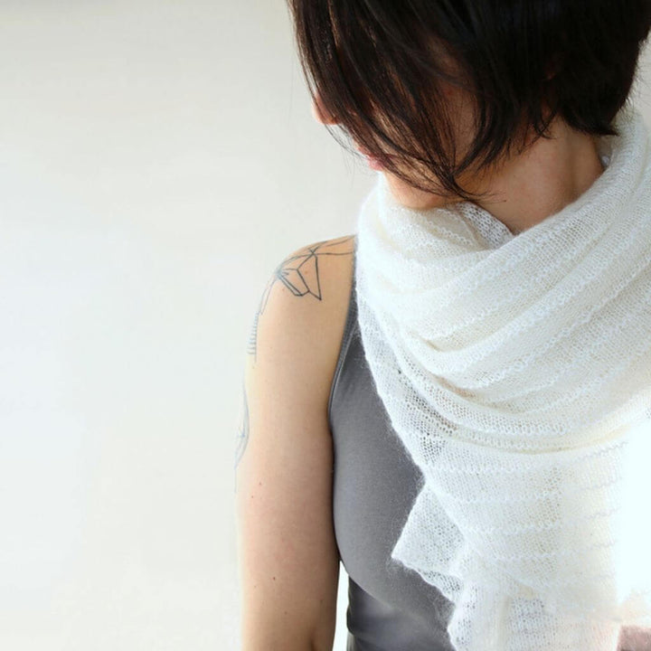 Melanie Berg Pattern Tuch Schnee Strickanleitung - Melanie Berg (PDF) Lieblingsgarn