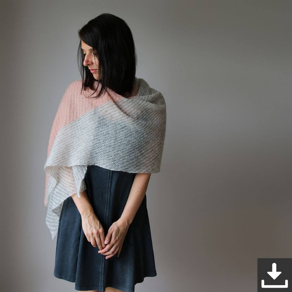 Tuch Wayworn Strickanleitung - Mairlynd (PDF)