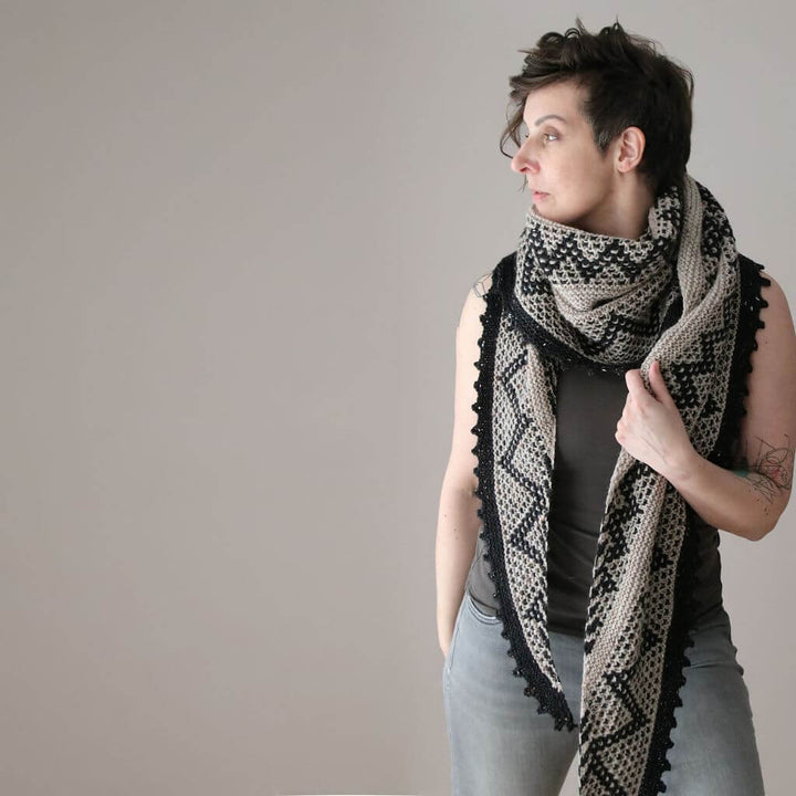 Melanie Berg - Mairlynd Pattern Tuch Zagtastic Strickanleitung - Mairlynd (PDF) Lieblingsgarn