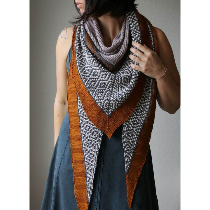 Melanie Berg - Mairlynd Pattern Tuch Zimtstern Strickanleitung - Mairlynd (PDF) Lieblingsgarn