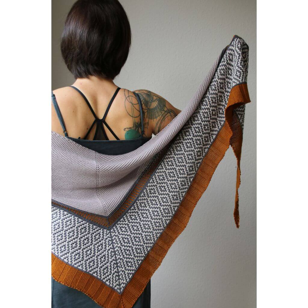 Melanie Berg - Mairlynd Pattern Tuch Zimtstern Strickanleitung - Mairlynd (PDF) Lieblingsgarn